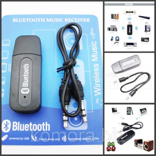 адаптер bluetooth-aux bt-163 (приёмник bluetooth-для беспроводной передачи звука)  фото