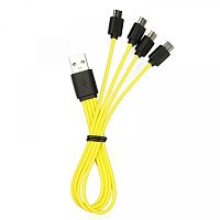 шнур usb на 4 micro usb etinesan  фото