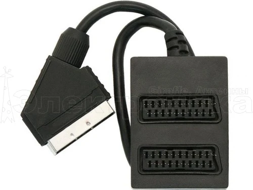 шнур scart- 2 scart   0,5 м  10-8134  фото