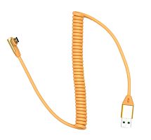 кабель usb 2a орбита km-140 витой (microusb) 1м/500  фото