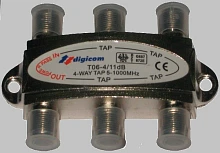 ответвитель*4 11дб    5-1000 мгц        t06-4/11:  фото