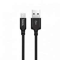 hoco x14 черный кабель usb 2a (microusb) 2м  фото