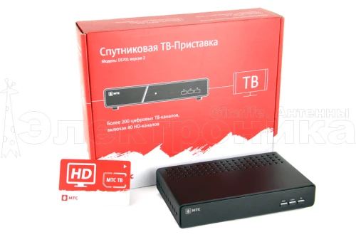 комплект мтс тв №185  (обмен)  smart-карта 6 мес + рес   ds701   фото