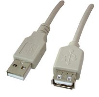 кабель usb орбита td-318 (штекер-гнездо) 5м  фото