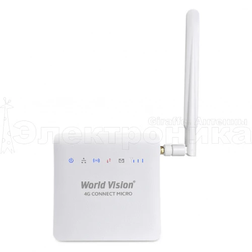 маршрутизатор world vision connect micro встроенный 3g/4g/lte-модем, роутер, 1 lan utp, wi-fi  фото