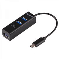 концентратор usb (hub) + картридер орбита hb-117 на 3 гнезда (tf)/200  фото