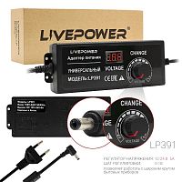 блок питания live-power lp391 12-24v/5a регулируемый, lcd экран, штекер 5.5*2,5 мм  фото