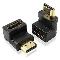 hdmi переходник видео гнездо - штекер hdmi угловой орбита ot-avw22 (sh-160)  фото