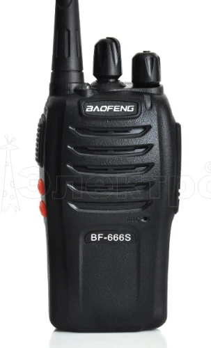 рация baofeng bf-666s (uhf) 400-470 мгц, дистанция до 5 км, 16 каналов, таймер, фонарик  фото