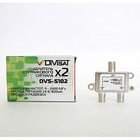 делитель сигнала 5-2400 мгц, 2-way dvs-s102: divisat (300)			  фото