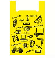 пакет полиэтиленовый майка " кодак"пох 42х64см (10гр) /50шт/1000 шт*меш  фото