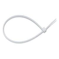 стяжка нейлоновая. 3*200 mm ripo белая. (упак. 100 шт.) хомут пластиковый. стяжка кабельная  фото