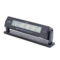 автомобильные часы vst-7013v (температура, будильник, вольтметр)  фото