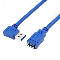 орбита ot-pcc16 переходник usb 3.0 (штекер угловой usb - гнездо usb) 30см /500 у  фото