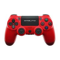 геймпад орбита ot-pcg12 красный игровой беспроводной для пк, ps4, шнур usb, вибрация, гироскоп  фото