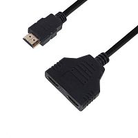 hdmi переключатель 2 на 1 mrm h02 hdmi свитчер, пигтейл, 2 гнезда, длина 30см  фото