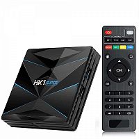 медиа-приставка hk1 super (ot-dvb25) 2gb/16gb android 9.0 медиаплеер smart tv iptv ott  4k hd h.265  фото