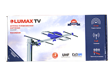 антенна lumax da2203p пассивная, 470-806 мгц, ку=3,5-4,5 дб, lte фильтр  фото