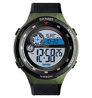 часы наручные электронные skmei 1465 водостойкость 5 атм, дата, будильник, секундомер, подсветка  фото